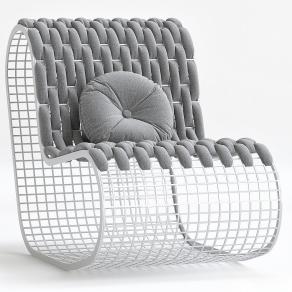 现代布艺躺椅-D54